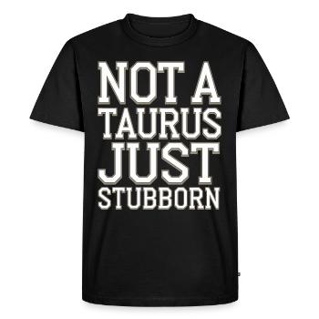 Sceptique de l’astrologie : pensée critique - T-shirt Premium bio Homme - noir - Devant - Nico (187cm)