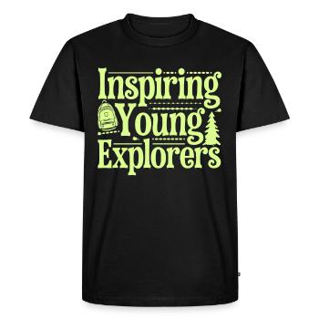 Scout Guide Camping Adventure Boy Girl Scout - Men's Premium Organic T-Shirt - black - Front - Nico (187cm)