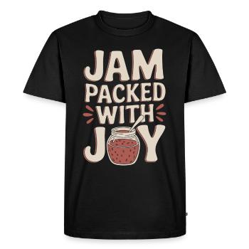 Preserving homemade food - Men's Premium Organic T-Shirt - black - Front - Nico (187cm)