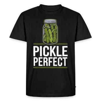 Preserving homemade food - Men's Premium Organic T-Shirt - black - Front - Nico (187cm)