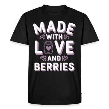 Preserving homemade food - Men's Premium Organic T-Shirt - black - Front - Nico (187cm)