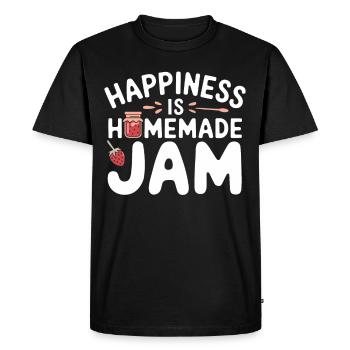 Preserving homemade food - Men's Premium Organic T-Shirt - black - Front - Nico (187cm)