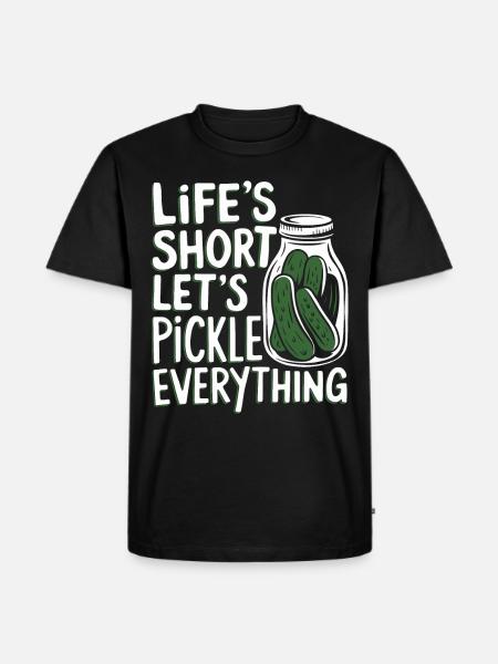 Conservation des aliments faits maison - T-shirt Premium bio Homme - noir