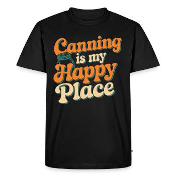 Preserving homemade food - Men's Premium Organic T-Shirt - black - Front - Nico (187cm)