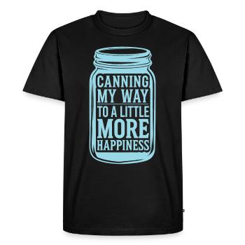 Preserving homemade food - Men's Premium Organic T-Shirt - black - Front - Nico (187cm)