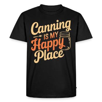Preserving homemade food - Men's Premium Organic T-Shirt - black - Front - Nico (187cm)