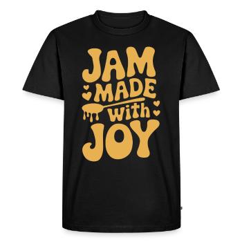 Preserving homemade food - Men's Premium Organic T-Shirt - black - Front - Nico (187cm)