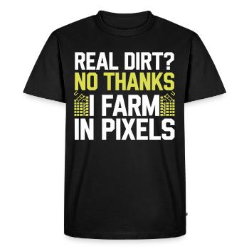 Farming Simulator Virtual Farming Game Fan Farm - Men's Premium Organic T-Shirt - black - Front - Nico (187cm)