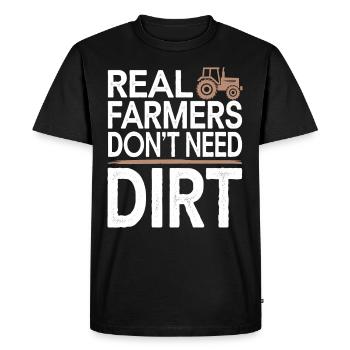 Farming Simulator Virtual Farming Game Fan Farm - Men's Premium Organic T-Shirt - black - Front - Nico (187cm)