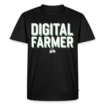 Farming Simulator Virtual Farming Game Fan Farm - Men's Premium Organic T-Shirt - black - Front - Nico (187cm)