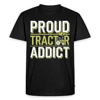 Farming Simulator Virtual Farming Game Fan Farm - Men's Premium Organic T-Shirt - black - Front - Nico (187cm)