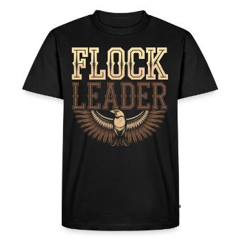 Amoureux de la migration des oiseaux Oiseaux migrateurs - T-shirt Premium bio Homme - noir - Devant - Nico (187cm)