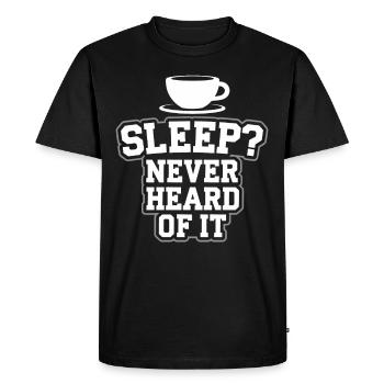 Humour parental Les nouveaux pères ont pour la première fois - T-shirt Premium bio Homme - noir - Devant - Nico (187cm)