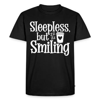 Humour parental Les nouveaux pères ont pour la première fois - T-shirt Premium bio Homme - noir - Devant - Nico (187cm)