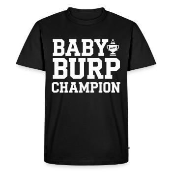 Humour parental Les nouveaux pères ont pour la première fois - T-shirt Premium bio Homme - noir - Devant - Nico (187cm)