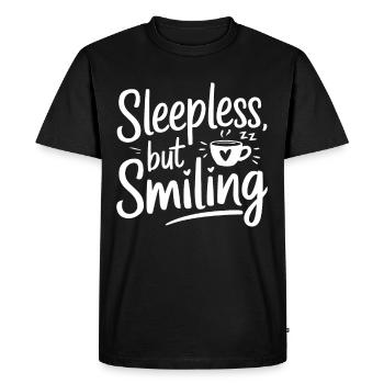 Humour parental Les nouveaux pères ont pour la première fois - T-shirt Premium bio Homme - noir - Devant - Nico (187cm)