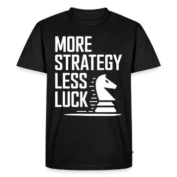 Chess Revival Movement Chess Lover Strategic - Men's Premium Organic T-Shirt - black - Front - Nico (187cm)
