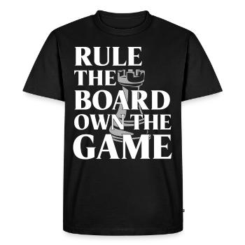 Chess Revival Movement Chess Lover Strategic - Men's Premium Organic T-Shirt - black - Front - Nico (187cm)