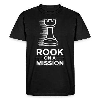 Chess Revival Movement Chess Lover Strategic - Men's Premium Organic T-Shirt - black - Front - Nico (187cm)