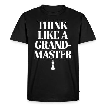 Chess Revival Movement Chess Lover Strategic - Men's Premium Organic T-Shirt - black - Front - Nico (187cm)
