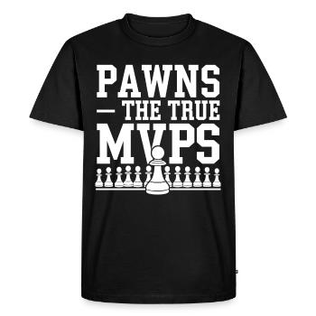 Chess Revival Movement Chess Lover Strategic - Men's Premium Organic T-Shirt - black - Front - Nico (187cm)