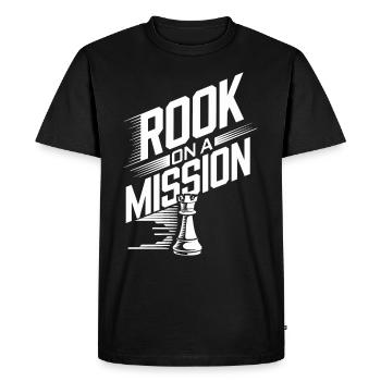 Chess Revival Movement Chess Lover Strategic - Men's Premium Organic T-Shirt - black - Front - Nico (187cm)