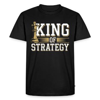 Chess Revival Movement Chess Lover Strategic - Men's Premium Organic T-Shirt - black - Front - Nico (187cm)