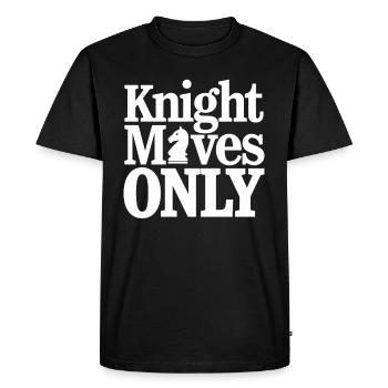 Chess Revival Movement Chess Lover Strategic - Men's Premium Organic T-Shirt - black - Front - Nico (187cm)
