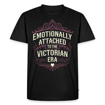 Passionnés d’histoire de l’époque victorienne, - T-shirt Premium bio Homme - noir - Devant - Nico (187cm)