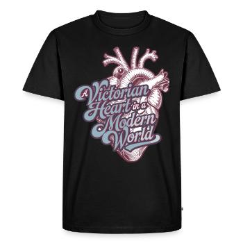 Passionnés d’histoire de l’époque victorienne, - T-shirt Premium bio Homme - noir - Devant - Nico (187cm)