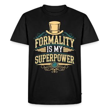 Passionnés d’histoire de l’époque victorienne, - T-shirt Premium bio Homme - noir - Devant - Nico (187cm)