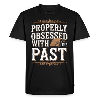 Passionnés d’histoire de l’époque victorienne, - T-shirt Premium bio Homme - noir - Devant - Nico (187cm)