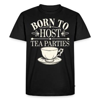 Passionnés d’histoire de l’époque victorienne, - T-shirt Premium bio Homme - noir - Devant - Nico (187cm)