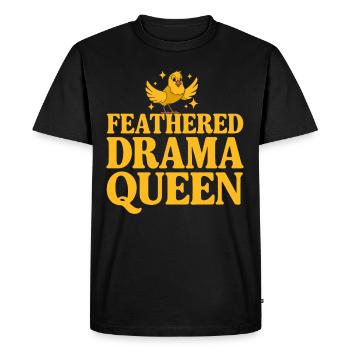 Animaux de compagnie, canari, propriétaire, amoureux des oiseaux et - T-shirt Premium bio Homme - noir - Devant - Nico (187cm)