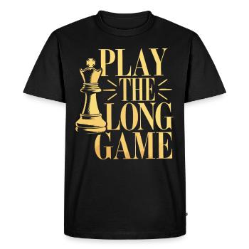 Chess Revival Movement Chess Lover Strategic - Men's Premium Organic T-Shirt - black - Front - Nico (187cm)