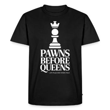 Chess Revival Movement Chess Lover Strategic - Men's Premium Organic T-Shirt - black - Front - Nico (187cm)