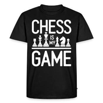 Chess Revival Movement Chess Lover Strategic - Men's Premium Organic T-Shirt - black - Front - Nico (187cm)