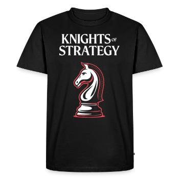 Chess Revival Movement Chess Lover Strategic - Men's Premium Organic T-Shirt - black - Front - Nico (187cm)