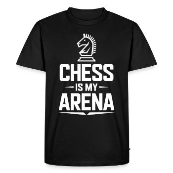 Chess Revival Movement Chess Lover Strategic - Men's Premium Organic T-Shirt - black - Front - Nico (187cm)