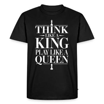 Chess Revival Movement Chess Lover Strategic - Men's Premium Organic T-Shirt - black - Front - Nico (187cm)
