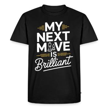 Chess Revival Movement Chess Lover Strategic - Men's Premium Organic T-Shirt - black - Front - Nico (187cm)