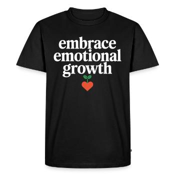 Intelligence émotionnelle Empathie Défenseur de la pleine conscience - T-shirt Premium bio Homme - noir - Devant - Nico (187cm)