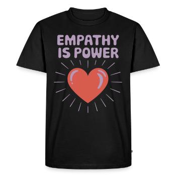 Intelligence émotionnelle Empathie Défenseur de la pleine conscience - T-shirt Premium bio Homme - noir - Devant - Nico (187cm)