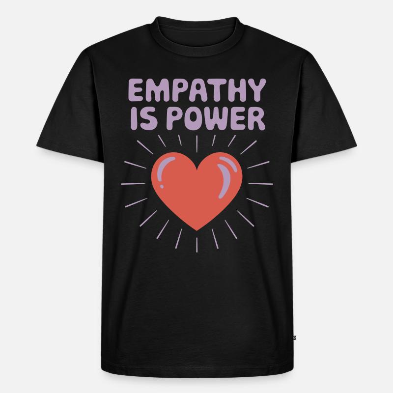 Emotional Intelligence Empathy Advocate Mindful - Männer Premium Bio T-Shirt - Schwarz