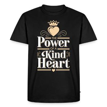 Intelligence émotionnelle Empathie Défenseur de la pleine conscience - T-shirt Premium bio Homme - noir - Devant - Nico (187cm)