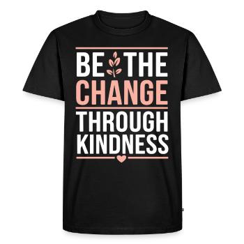 Intelligence émotionnelle Empathie Défenseur de la pleine conscience - T-shirt Premium bio Homme - noir - Devant - Nico (187cm)