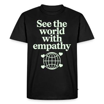 Intelligence émotionnelle Empathie Défenseur de la pleine conscience - T-shirt Premium bio Homme - noir - Devant - Nico (187cm)