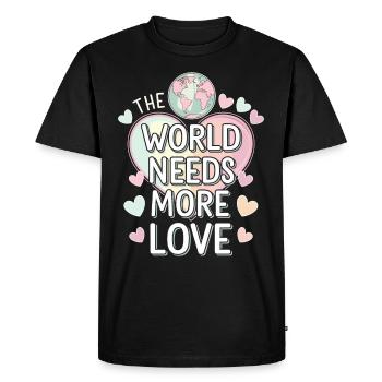 Intelligence émotionnelle Empathie Défenseur de la pleine conscience - T-shirt Premium bio Homme - noir - Devant - Nico (187cm)