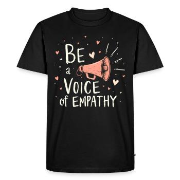 Intelligence émotionnelle Empathie Défenseur de la pleine conscience - T-shirt Premium bio Homme - noir - Devant - Nico (187cm)