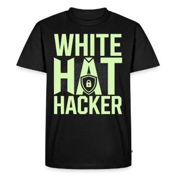 Ethical Hacking Cybersecurity Digital - Men's Premium Organic T-Shirt - black - Front - Nico (187cm)